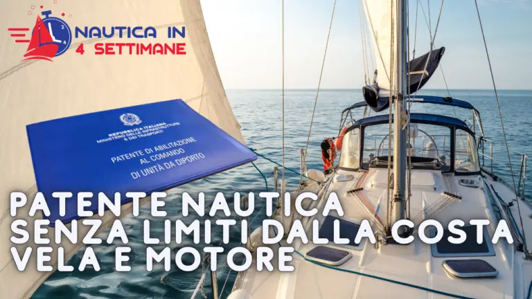 Patente Nautica Senza Limiti vela e motore
