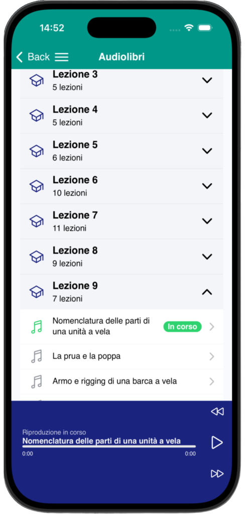 Audio lezioni per patente nautica